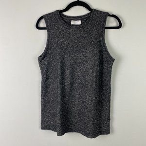 Everlane The Sweater Muscle Cotton Wool Blend Tank Top Grey Size Large